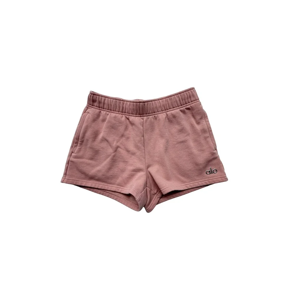 Alo Yoga Accolade Short Shorts Vintage Pink S